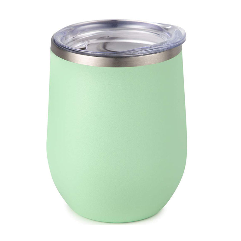 JoyJolt 12 oz Green Stainless Steel Wine Tumbler with Green Stainless Steel  Cocktail Shaker HJVI10302602 - The Home Depot