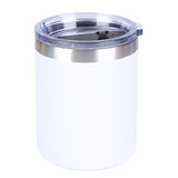 10oz Lowball Stainless Steel Tumbler Without Bottom Shield