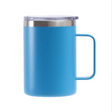 16 OZ Travel Mug Coffee Cup Stainless Steel Coffee Mug With Handle
