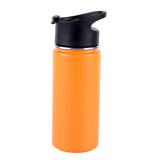 16 oz Stainless Steel Double Wall Vacuum Insulated Wide Mouth Bottle with Leakproof Lid