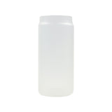20oz Sublimation Beer Can Frosted Transparent Glasses Cups Tumbler With Bamboo Lid