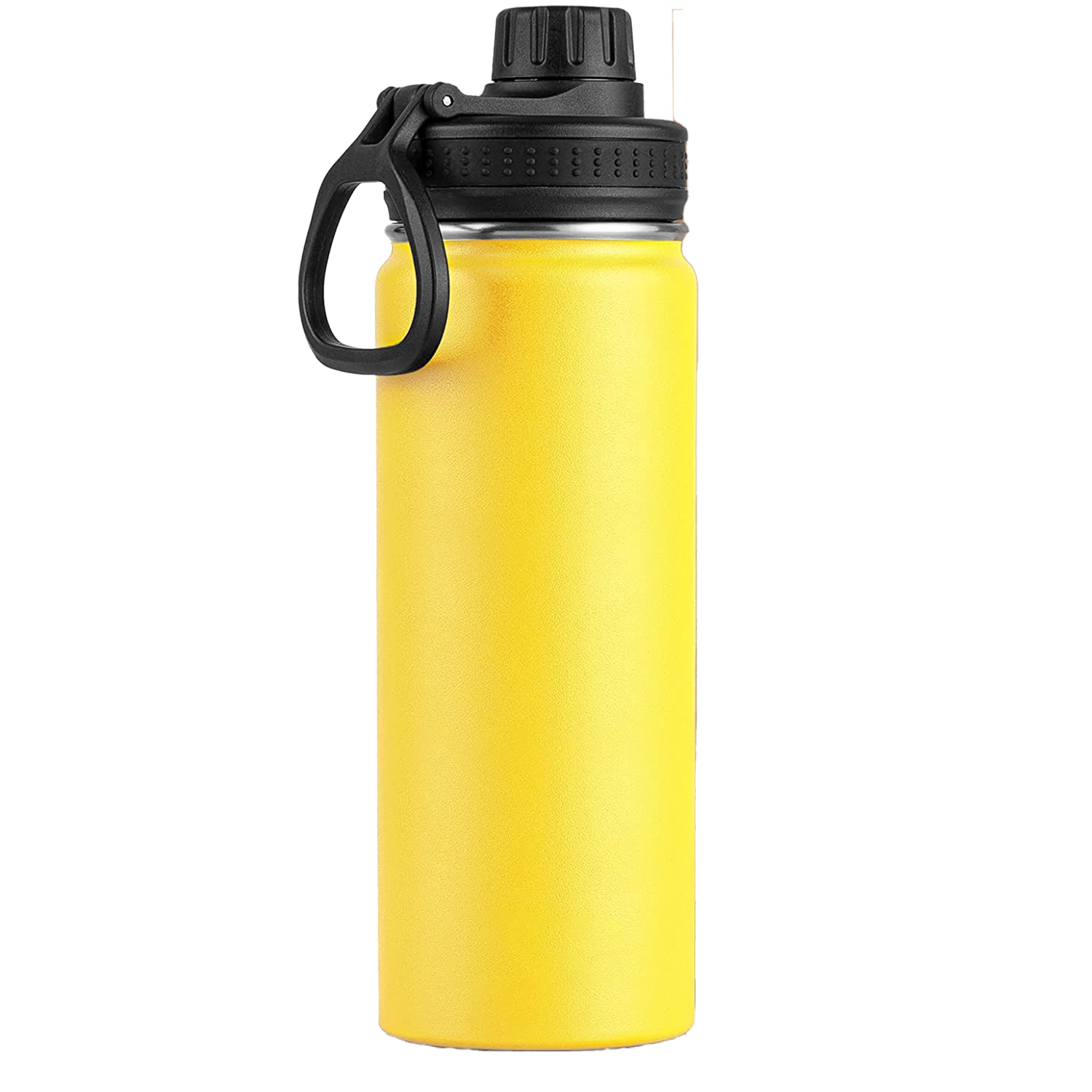 Stainless Steel Wide-Mouth Insulated Bottle – 22 oz. - Obsidian Solar