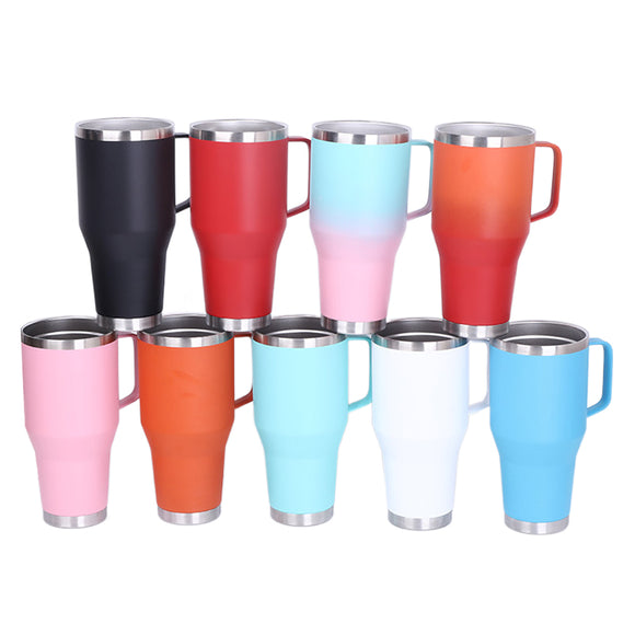 40 OZ Stanleys Travel Mug Coffee Cup Stainless Steel Coffee Mug With Handle