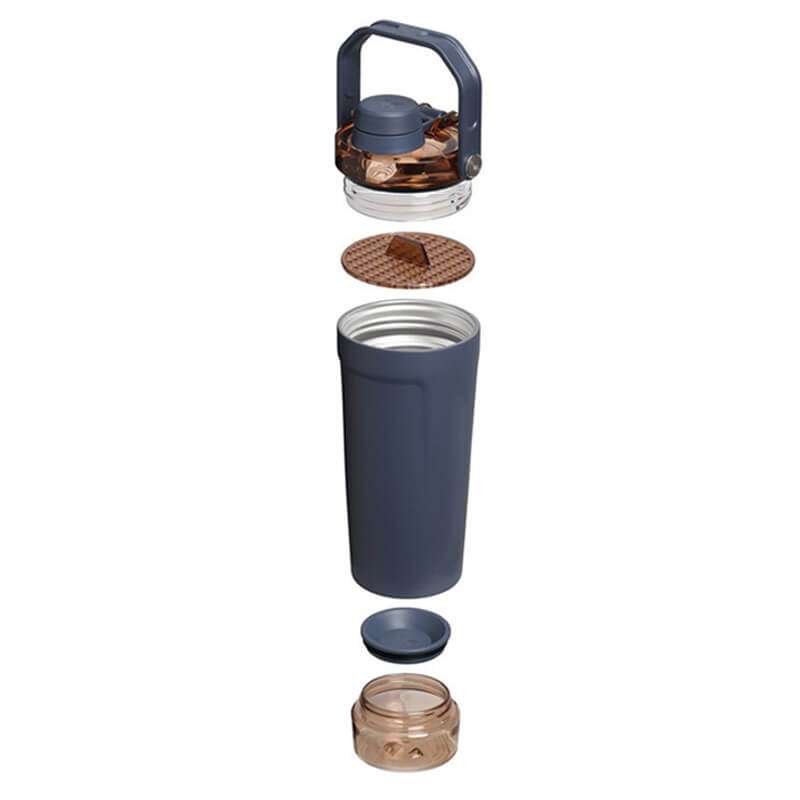 500ml vacuum flask with clear storage base diagram