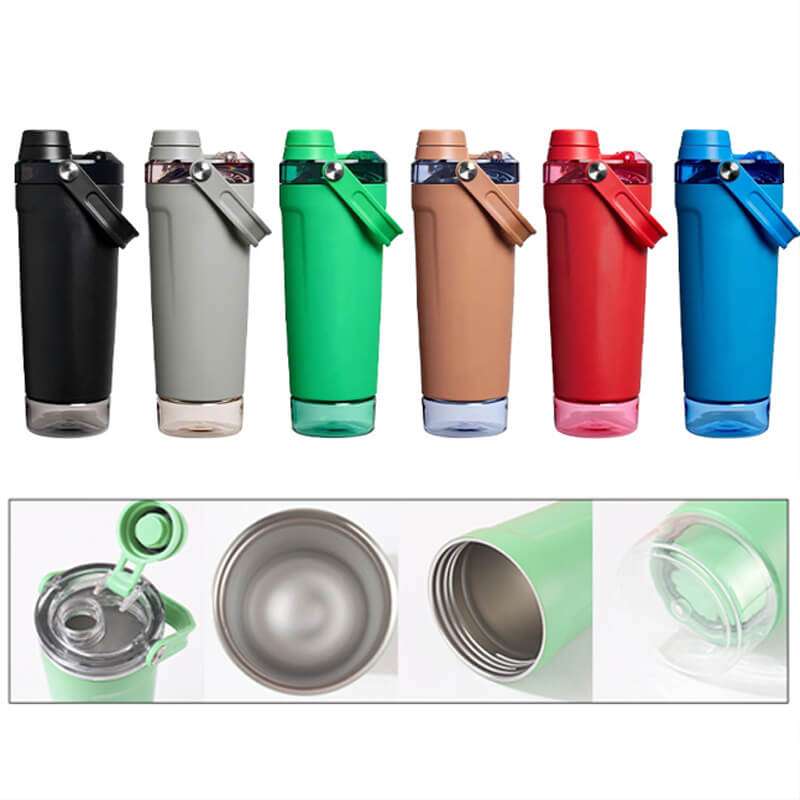 500ml vacuum flask with clear storage base in color options