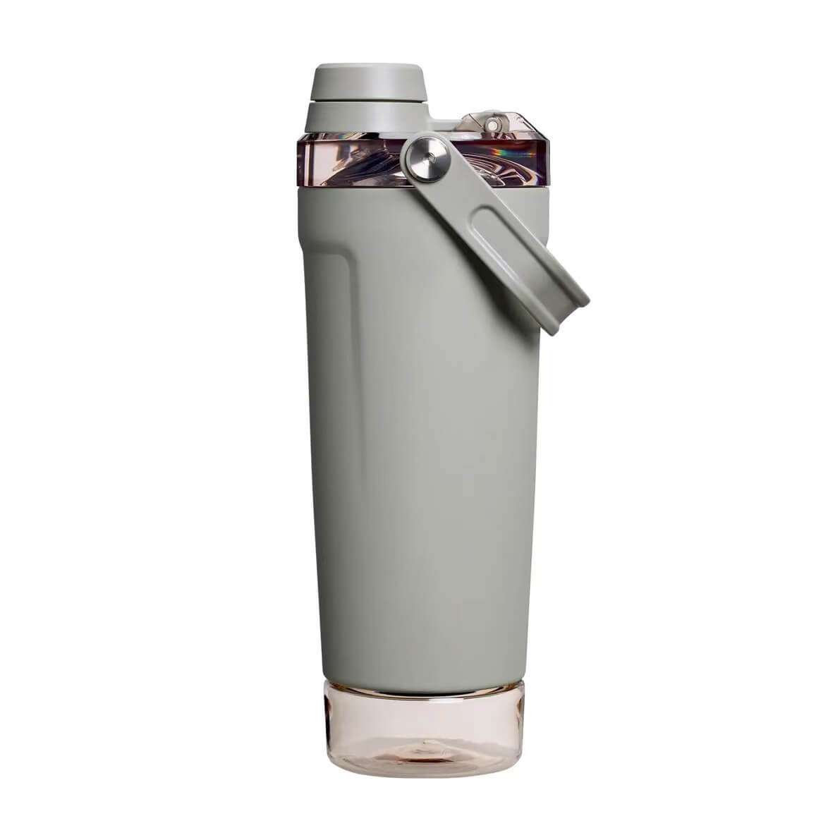 500ml vacuum flask with clear storage base in gray