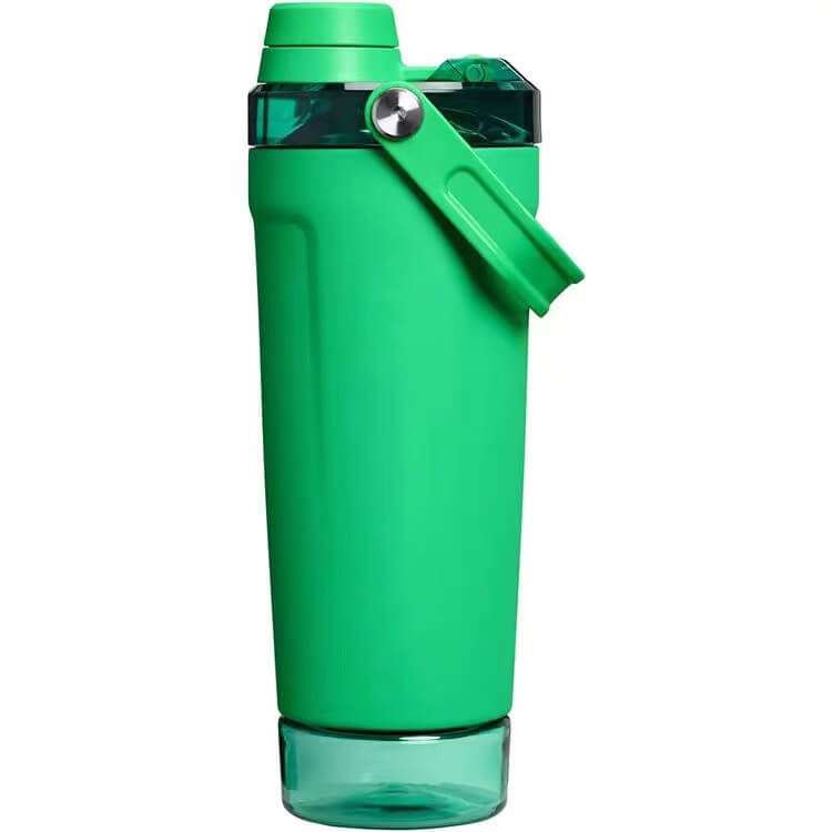 500ml vacuum flask with clear storage base in green