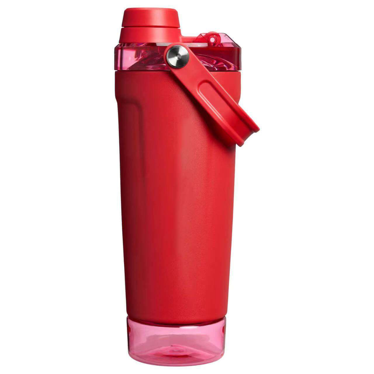 500ml vacuum flask with clear storage base in red